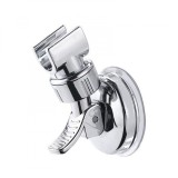 Suport cu ventuza pentru para de dus, Darklove, Reglabil 360 grade, Usor de instalat, Rezistent la apa, rezistent la rugina, ABS, 10.5*7cm, Argintiu