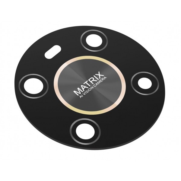 Geam Camera Spate Honor X9 4G, Wide + Macro + Depth + Blitz + Matrix AI, Negru