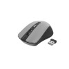Mouse Wireless Gembird MUSW4B04BG, 1600 DPI, USB, Optic, 4 Butoane, Negru/Gri
