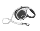 Lesa Flexi New Comfort, Retractabila, cu Banda, marimea XS, 3m/12kg, Negru