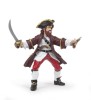 Figurina Piratul Barba Rosie Papo, Plastic Multicolor, 3+ ani, Jucarie Pirati si Corsari