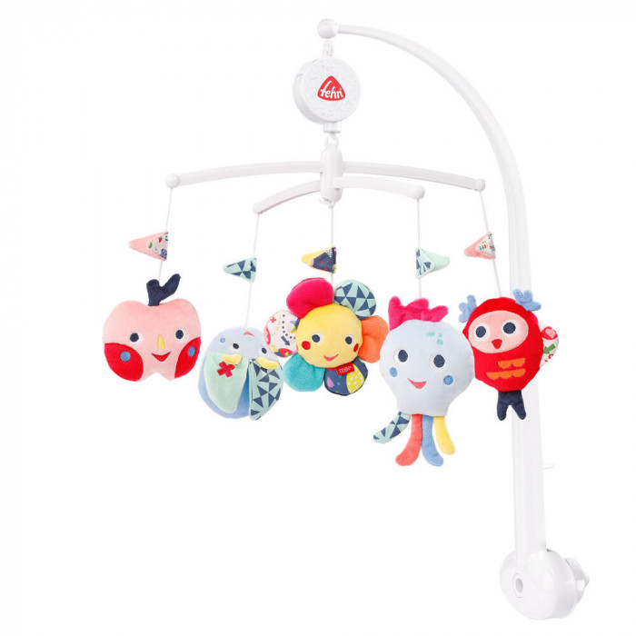 Carusel muzical mobil - Prietenii culorilor PlayLearn Toys