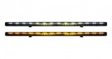 LEDbar Stroboscop Auto 100cm 210W Phoenix+ OSRAM, ECE R112/R65, 17640lm, 10-30V, IP68/69K, Pozitie Alb/Galben, Tuning Faruri, Proiector