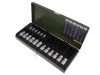 Set Chei Tubulare 18 Bucăți Fixare 1/2&quot; și 1/4&quot;