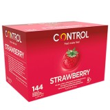 CONTROL - ADAPTA STRAWBERRY CONDOMS 144 UNITS, CONTROL CONDOMS