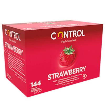 CONTROL - ADAPTA STRAWBERRY CONDOMS 144 UNITS foto