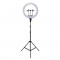 Ring Light cu iluminare LED diametru 46cm /18 inch , Lampa Circulara, touch control, cu trepied 200cm si suporti de telefon