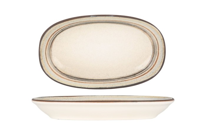 Bonna Placa de service - Cortado - Por&Aring;&pound;elan - 29x17 cm - set de 2