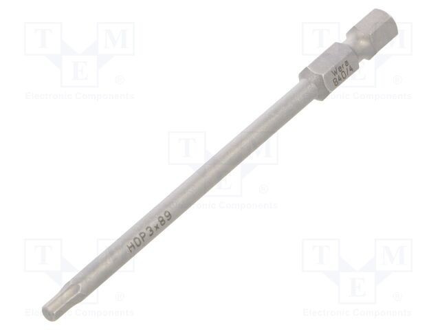 Capăt şurubelniţă imbus WERA Hex-Plus 3mm, Lungime 89mm