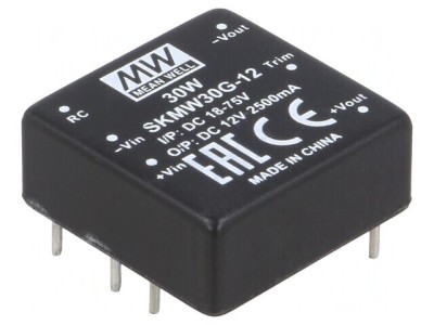 Convertor DC/DC 30W 18-75V la 12V 2500mA foto