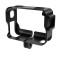 Cadru de protectie, Telesin, pentru camera Insta360 Ace cu sisteme de prindere cold shoe, culoarea negru