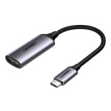 Adaptor Ugreen USB Tip C La HDMI 2.0 4K @ 60 Hz Thunderbolt 3 Pentru MacBook / PC Gri (70444)