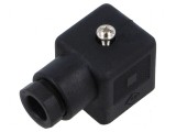 Conector cu valvă mufe A 18mm mamă 4 pini unghi 90&deg;