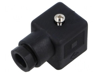 Conector cu valvă mufe A 18mm mamă 4 pini unghi 90&amp;deg; foto