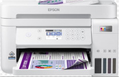 Multifunctional inkjet color epson ecotank ciss l6276 culoare alb dimensiune a4 (printarecopiere scanare) printare borderless foto