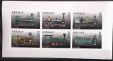 Cumpara ieftin Karjala locomotive, trenuri, transporturi, serie 6v nedant. Mnh, Nestampilat