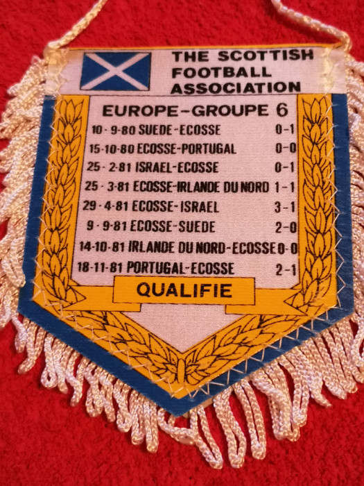 Fanion-Federatia de Fotbal din SCOTIA (Campionatul Mondial 1982)