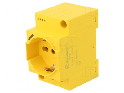 Conector Alimentare AC Mamă Galben 250V 16A 3 Pin foto