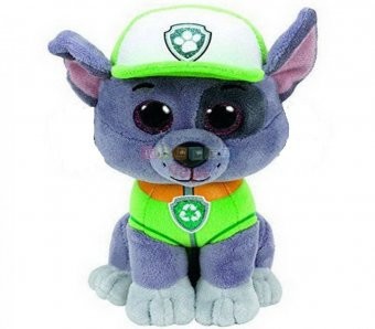 Rocky din plus cu ochi stralucitori- Paw Patrol foto