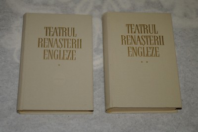 Teatrul renasterii engleze - 2 vol. - cartonate foto