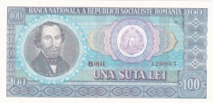 ROMANIA RSR 100 lei 1966 XF+ VARIANTA DE CULOARE foto