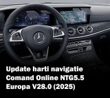 Update Hartă Navigație Mercedes-Benz Comand Online NTG 5.5 Europa 2025