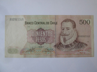 Chile 500 Pesos 1997 foto