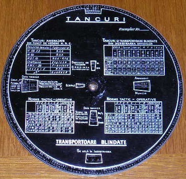M3 C15 - Vechi dispozitiv militar de calcul - pentru tanchisti foto