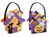 Cumpara ieftin Set 2 gentute Halloween textil multicolor cm 16 x 7,5 x 15 H