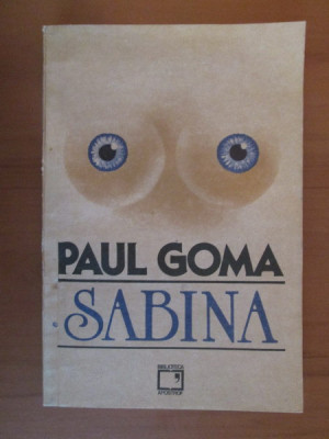 Paul Goma - Sabina foto