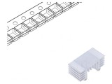 Radiator Extrudat Metalic 12,7mm x 25,9mm