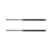Set 2 Sabii Vanatoare Shaolin Master Baston 87cm Negre cu Teaca, Otel, Colectie Militarie, Durabile