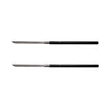 Cumpara ieftin Set 2 Sabii Vanatoare Shaolin Master Baston 87cm Negre cu Teaca, Otel, Colectie Militarie, Durabile