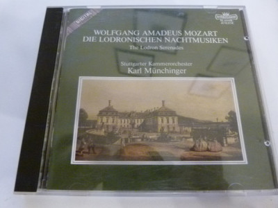 Mozart - The London serenades, cd foto