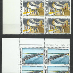 TSV$ - 1989 LP 1217 INDUSTRIE ROMANEASCA BLOC X 4 MNH/** LUX