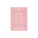 Jesus Calling - Femei, Carte Religioasa Spirituala Sarah Young, 365 Devotionale, Coperta Piele Roz