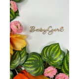 Topper cu textul ,,baby girl baby boy pentru aranjamente florale si tort din lemn