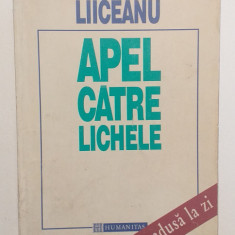 APEL CATRE LICHELE - GABRIEL LIICEANU