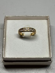 INEL AUR 18K + 7 Diamante X 0.06 = 0.42ct - VVS - G - Tip Verigheta !