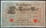 Bancnota istorica 1000 MARCI / MARK - GERMANIA, anul 1910 *cod 741