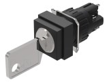 Comutator rotativ cu cheie 16mm, 2 poziții