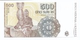 Romania 500 lei 1991 Ianuarie - Constantin Brancusi (279444) P-98a- UNC !!!