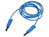 Cablu măsurare HIRSCHMANN 60VDC 30VAC 16A 2m albastru cod 973647102