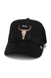 Goorin Bros șapcă The Suede Skull culoarea negru, cu imprimeu, 101-2125