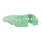 Sera cu cadru din otel, verde, 64 m&sup2;, 16x4x2 m
