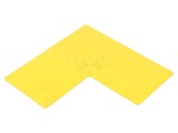 Bandă Autoadezivă Galbenă de Marcare FATH 150x75mm Unghi 0203HL07515