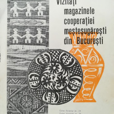 1969 Reclama Magazinele Cooperatiei Mestesugaresti 24 x 17 cm comunism Bucuresti