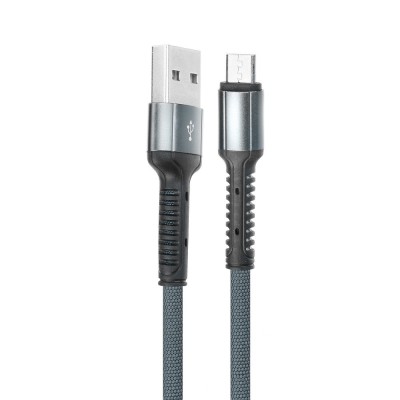 Cablu Date &amp;amp; Incarcare Fast Charge MicroUSB (Negru) LDNIO LS63 foto