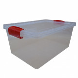 Cutie dreptunghiulara pentru alimente, capacitate 9 l, transparenta, model MS01