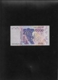 Rar! Statele Africii de Vest 10000 francs BCEAO 2003 seria13615394316 Senegal